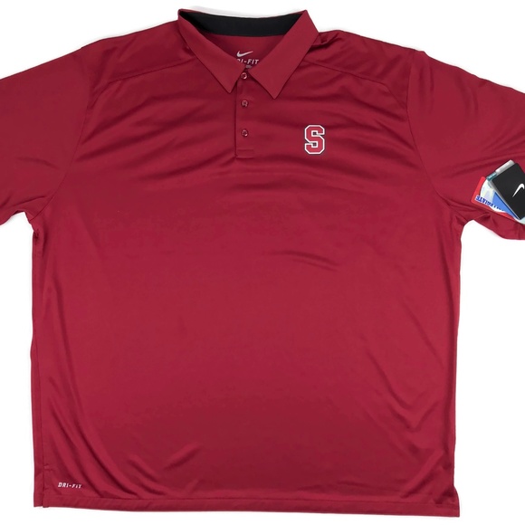 Nike Stanford Cardinals Dri Fit Polo Shirt Sz 3XL - Picture 2 of 8